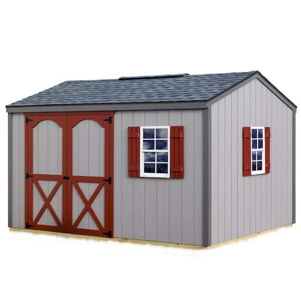 Best Barns Cypress 12 ft. x 10 ft. Wood Storage Shed Kit with Floor