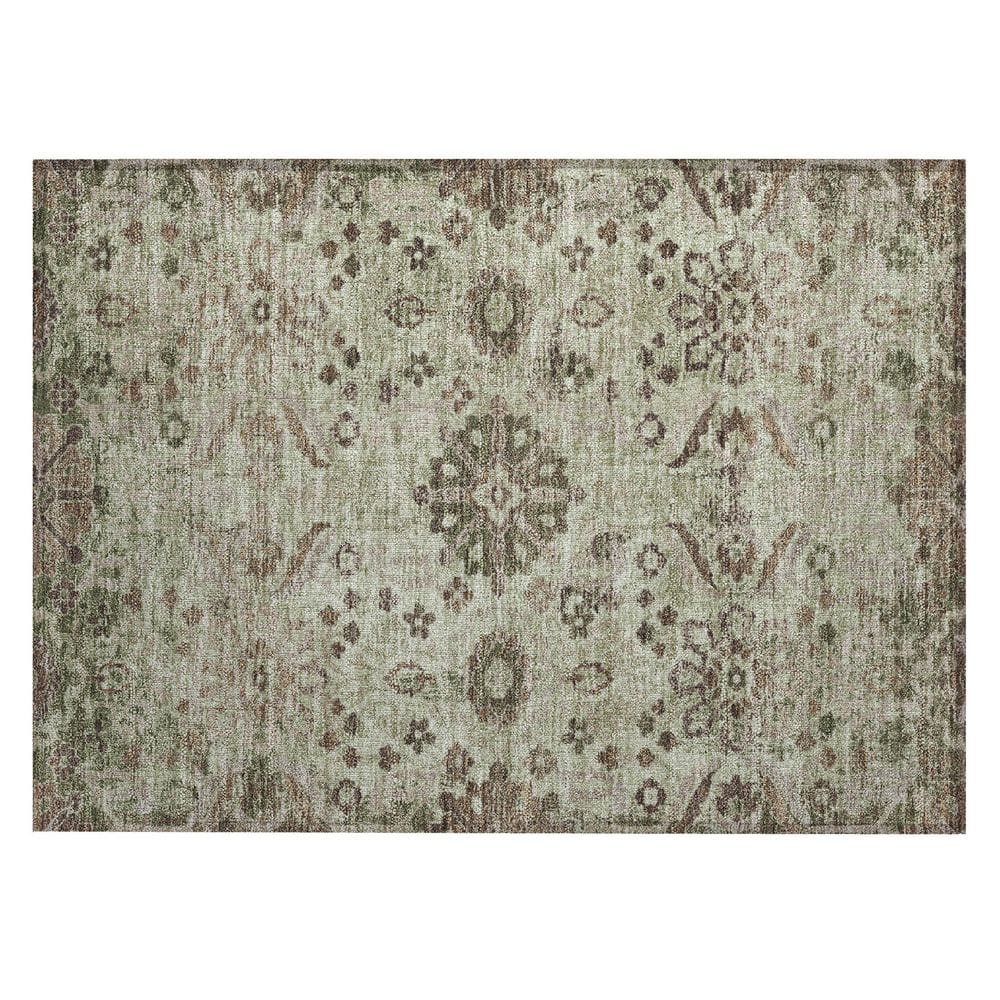Chantille Machine Washable Indoor/Outdoor Abstract ACN2617 Celery 2 ft. x 3 ft. Accent Rug price history on PriceWatchPro
