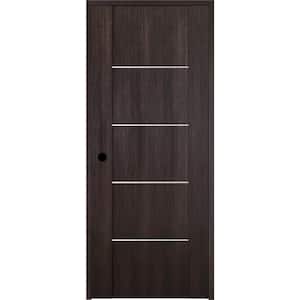Vona 30 in. x 80 in. Right-Handed Solid Core Veralinga Oak Textured Wood Single Prehung Interior Door