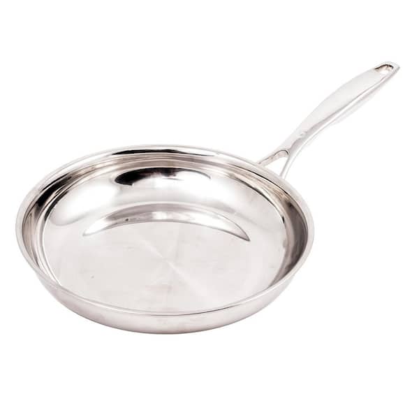 Premium Clad 8 in. Stainless Steel Frying Pan-Induction