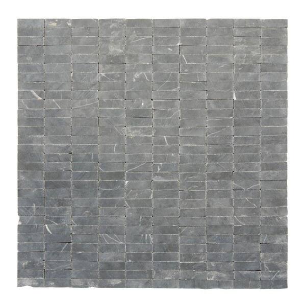 Solistone Post Modern Maison 12 in. x 12 in. x 6.35 mm Marble Mesh-Mounted Mosaic Wall Tile (10 sq. ft. / case)