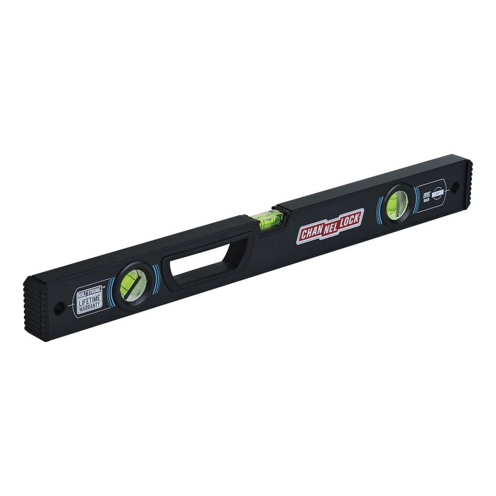 Channellock 24 in. Aluminum Box Beam Level 5200-0024 - The Home Depot