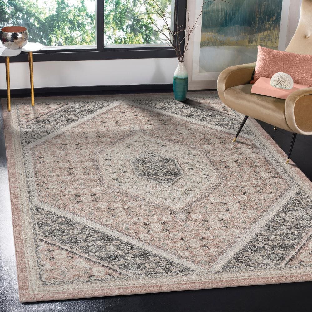 Grayson Handmade Rectangular Easy-Care Synthetic Area Rug - 7'9" x 9'5"