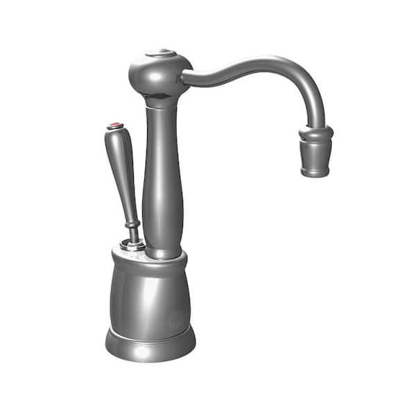 InSinkErator Indulge Antique Series 1-Handle 8 in. Faucet for Instant Hot Water Dispenser in Satin Nickel