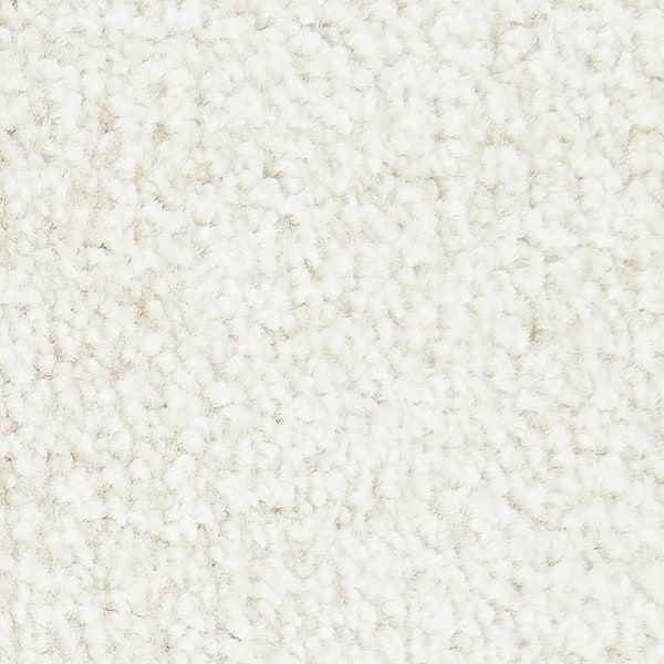 8 in. x 8 in. Texture Carpet Sample - Gentle Peace II -Color Cashmere