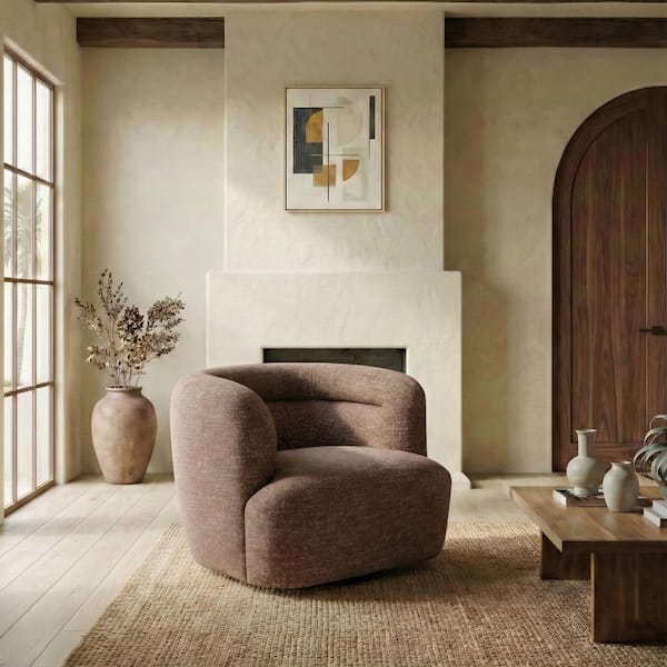 Joangela Dark Brown Arm Chair