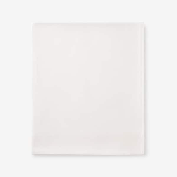 The Company Store Legends Hotel Cream Velvet Flannel Full Flat Sheet