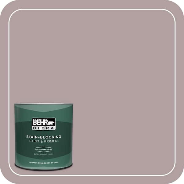 BEHR ULTRA 1 qt. Home Decorators Collection #HDC-CT-18 Violet Vista Extra Durable Semi-Gloss Enamel Interior Paint & Primer