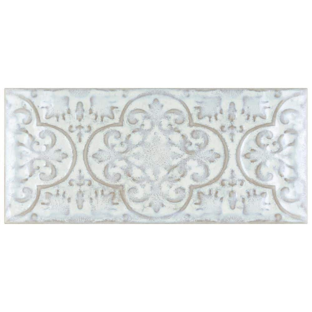 Merola Tile Zurbaran Vanilla In X In Ceramic Wall Tile