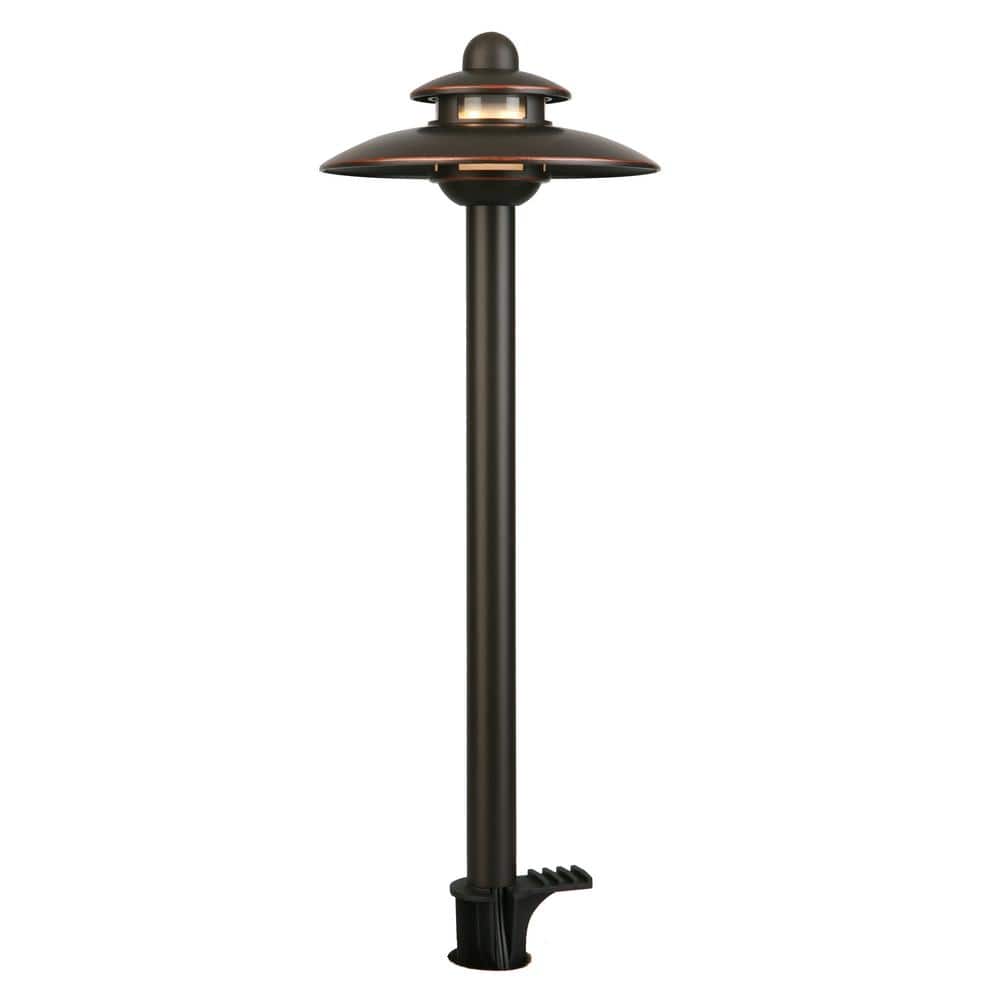Hampton Bay Low Voltage Oil Rubbed Bronze LED Path Light with Adjustable ColorJTM1501L2 The