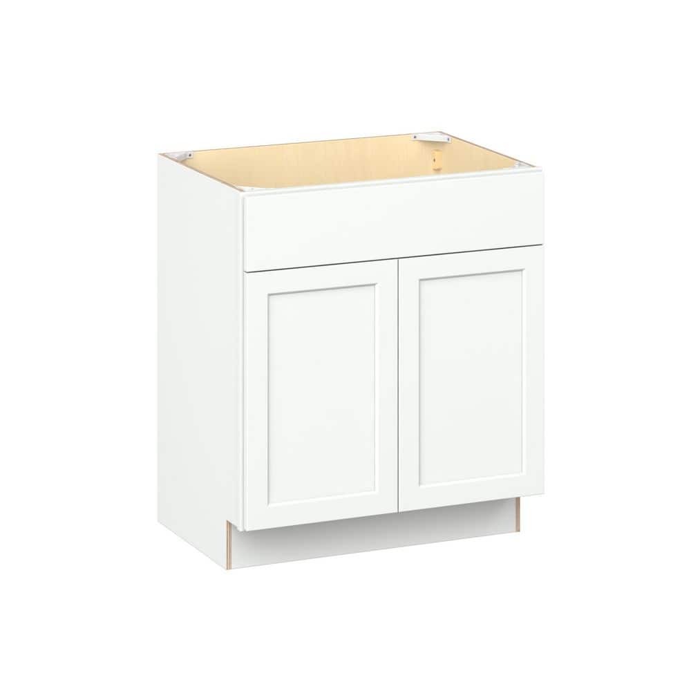 Emerson Pure White Vanity Sink Base Ready to Assemble Kitchen Cabinet (30 in. W x 34.5 in. H x 21 in. D) price history on PriceWatchPro