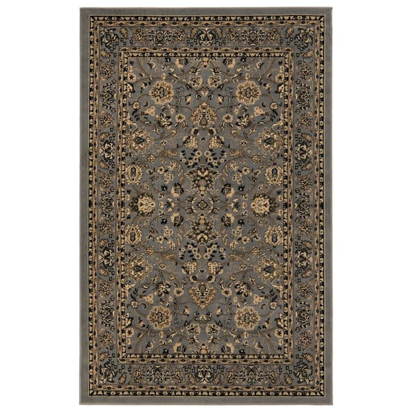 Unique Loom Sialk Hill Washington Gray 5' 0 x 8' 0 Area Rug