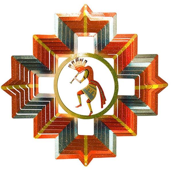 Iron Stop 10 in. Kokopelli Wind Spinner