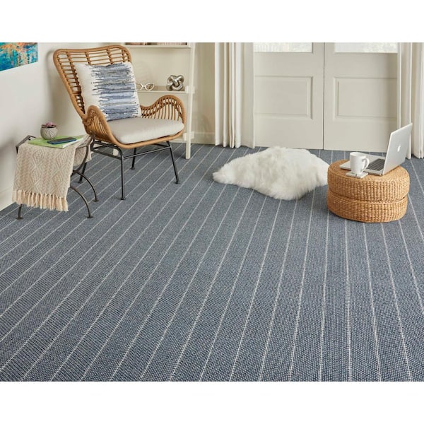 Forsooth Color Marina Pattern Custom Area Rug with Pad