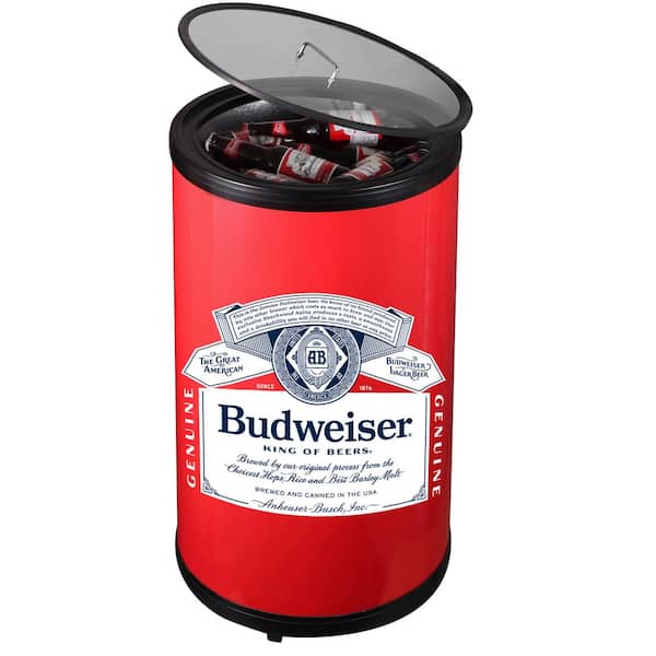 18 in. Wide Single Zone 55 Can/22 Bottle Beverage Cooler in Red