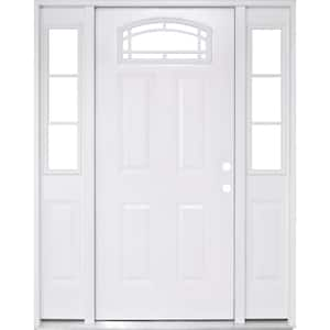 GID Modern Steel French Front Door With Two Large Sidelights FD111