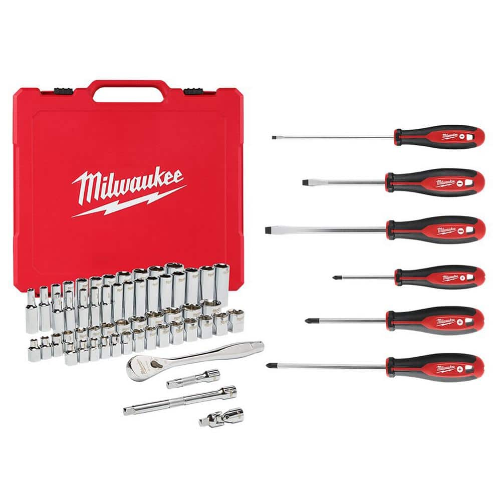 Milwaukee 3/8 in. Drive SAE/Metric Ratchet and Socket Mechanics