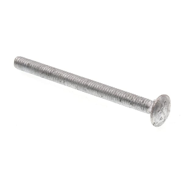 Prime-Line 5/16 in.-18 x 4 in. A307 Grade A Hot Dip Galvanized Steel Carriage Bolts (25-Pack)