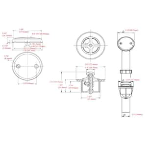 Lift and Turn Bath Drain in Oil Rubbed Bronze