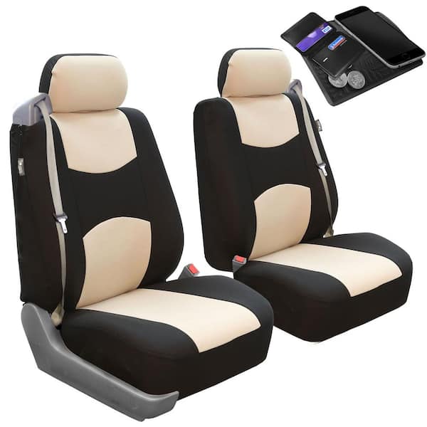 Flat Cloth 47 In X 23 1 All Purpose Built Seatbelt Compatible Half Set Front Seat Covers - 2003 Cadillac Cts Car Seat Covers