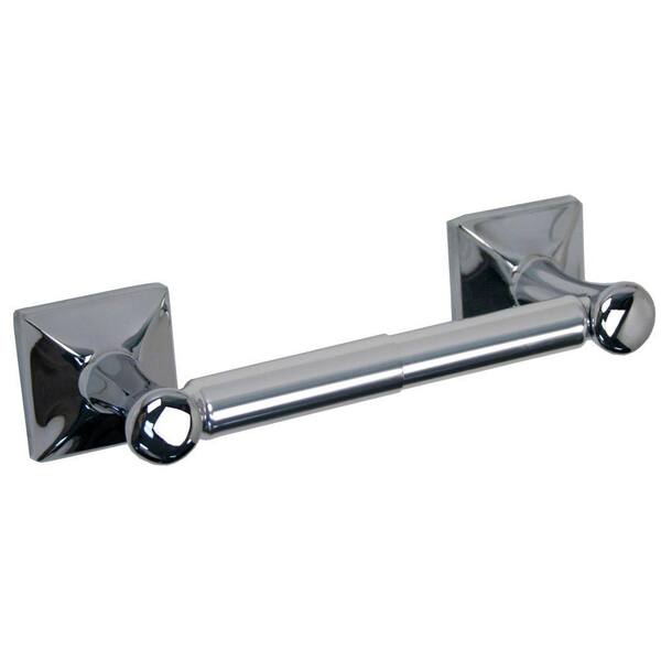Ultra Faucets Transitional Double Post Toilet Paper Holder in Chrome