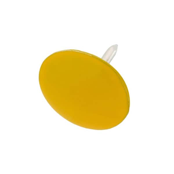 Everbilt 13/32 in. Yellow Thumb Tacks (60-Piece)