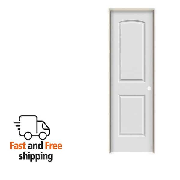 MMI DOOR 16 in. x 80 in. Smooth Caiman Left-Hand Solid Core Primed