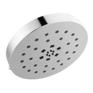 4-Spray Patterns 1.75 GPM 8 in. Wall Mount Fixed Shower Head with H2Okinetic in Lumicoat Chrome
