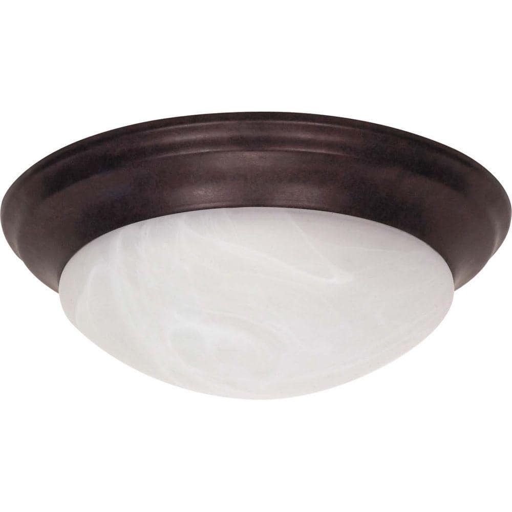 2-Light Old Bronze Flush Mount price history on PriceWatchPro