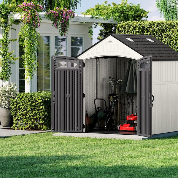 Ridgeland 7 ft. W x 7 ft. D Plastic Shed (50 sq. ft. )