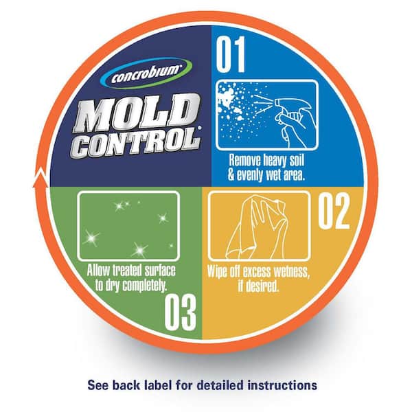 Buy Concrobium 25001CAL Mold Control, 1 gal, Liquid, Typical, Clear Clear