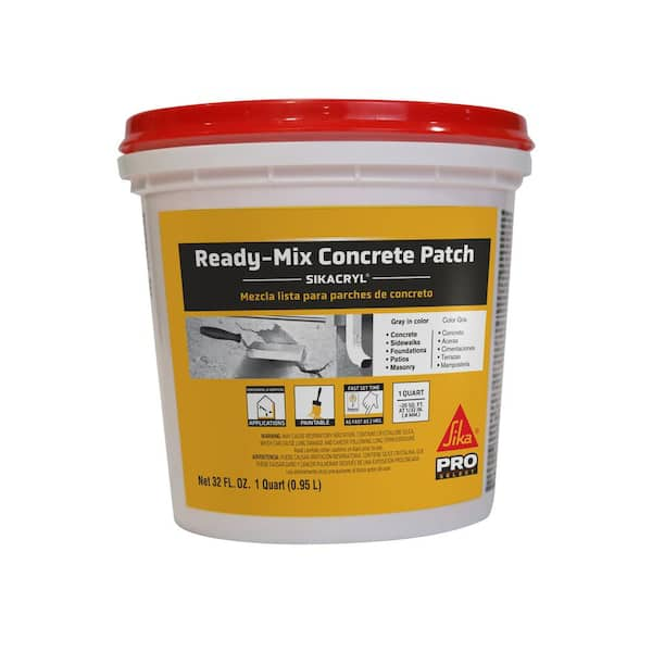 Sika 1 Qt. ReadyMix Concrete Patch and Repair, Textured Concrete Patch 7116120 The Home Depot