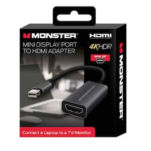 4K HDR Mini Display Port To HDMI Adapter, Portable, Plug and Play Installation