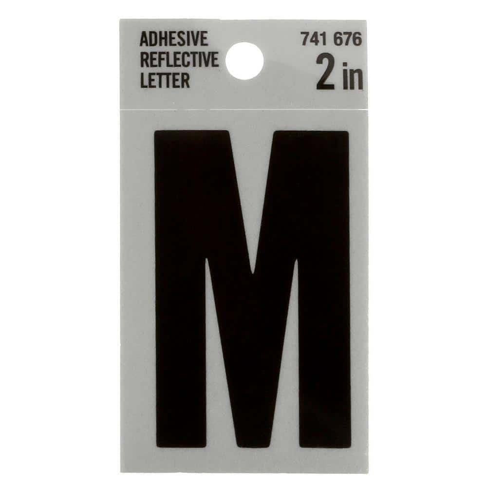2 in. Vinyl Reflective Letter M Mailbox Sticker price history on PriceWatchPro