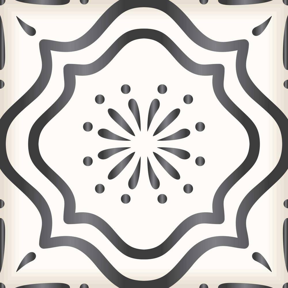 8 in. x 8 in. Black and Off-White B507 Vinyl Peel and Stick Tile (24 Tiles, 10.67 sq. ft./pack) price history on PriceWatchPro