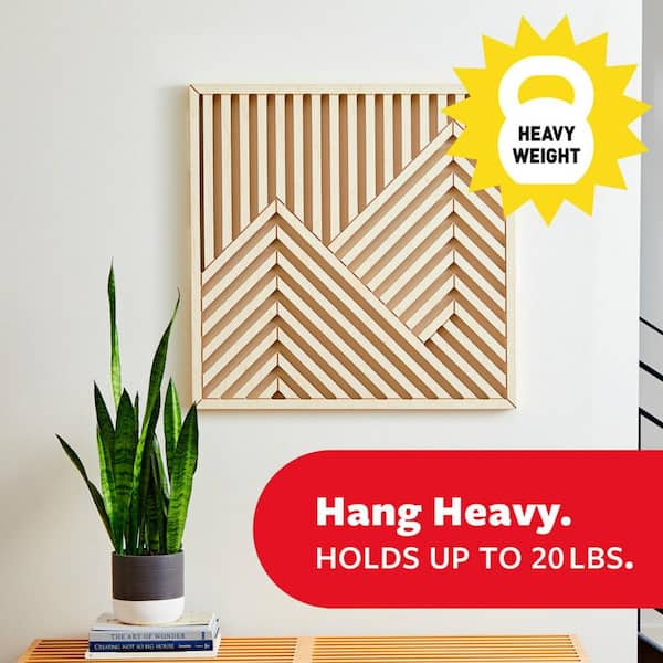 Large Picture Hanging Strips Heavy Duty,32-Pairs(64 Strips) Sticky Picture  Hangers for Walls,Hanging Pictures Without Nails,Damage Free No Nails  Adhesive Strips for Frame Hanging Mounting Strips 