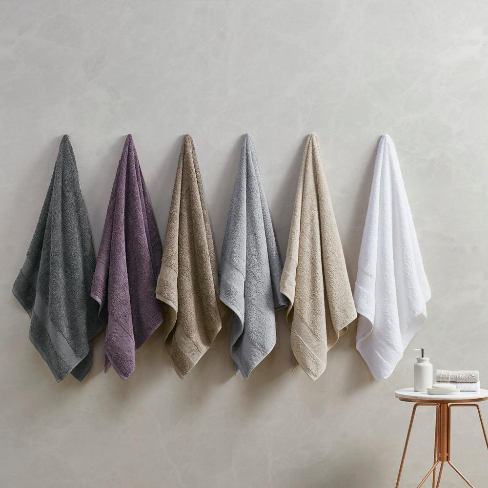 Luxurious Egyptian Cotton 6-Piece Towel Set in Gray