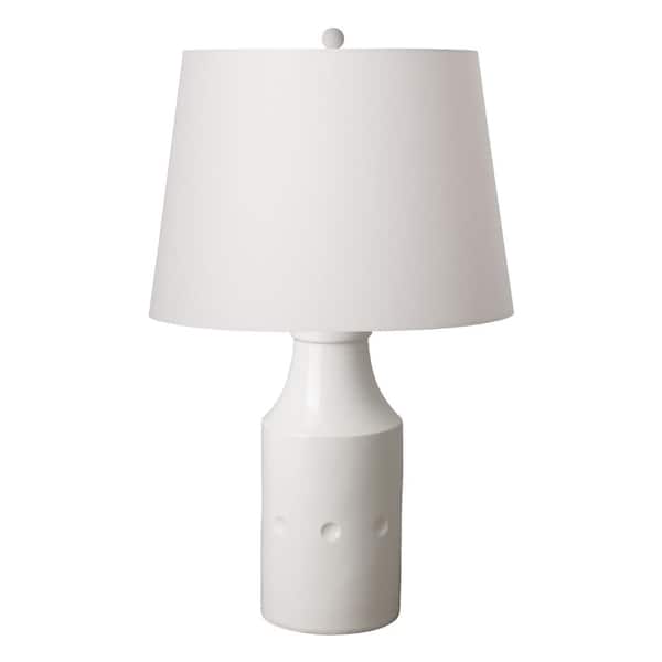 Emissary 33 In White Milk Jug Ceramic Vase Table Lamp 1154wtlp Bw The Home Depot White Milk Jug Ceramic Vase Table Lamp, Milk Jug Glass Table Lamp