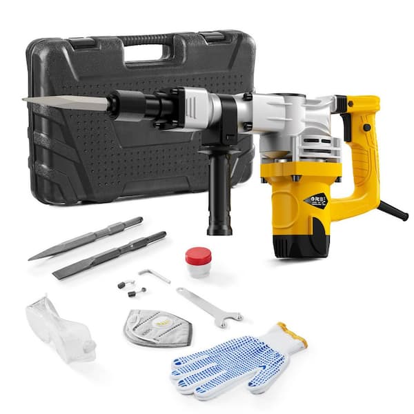 Demolition Jack Hammer, 18. 5in. x 3. 97in. with 1400W Electric Jackhammer Heavy Duty, 2900 BPM Jack Hammer Concrete