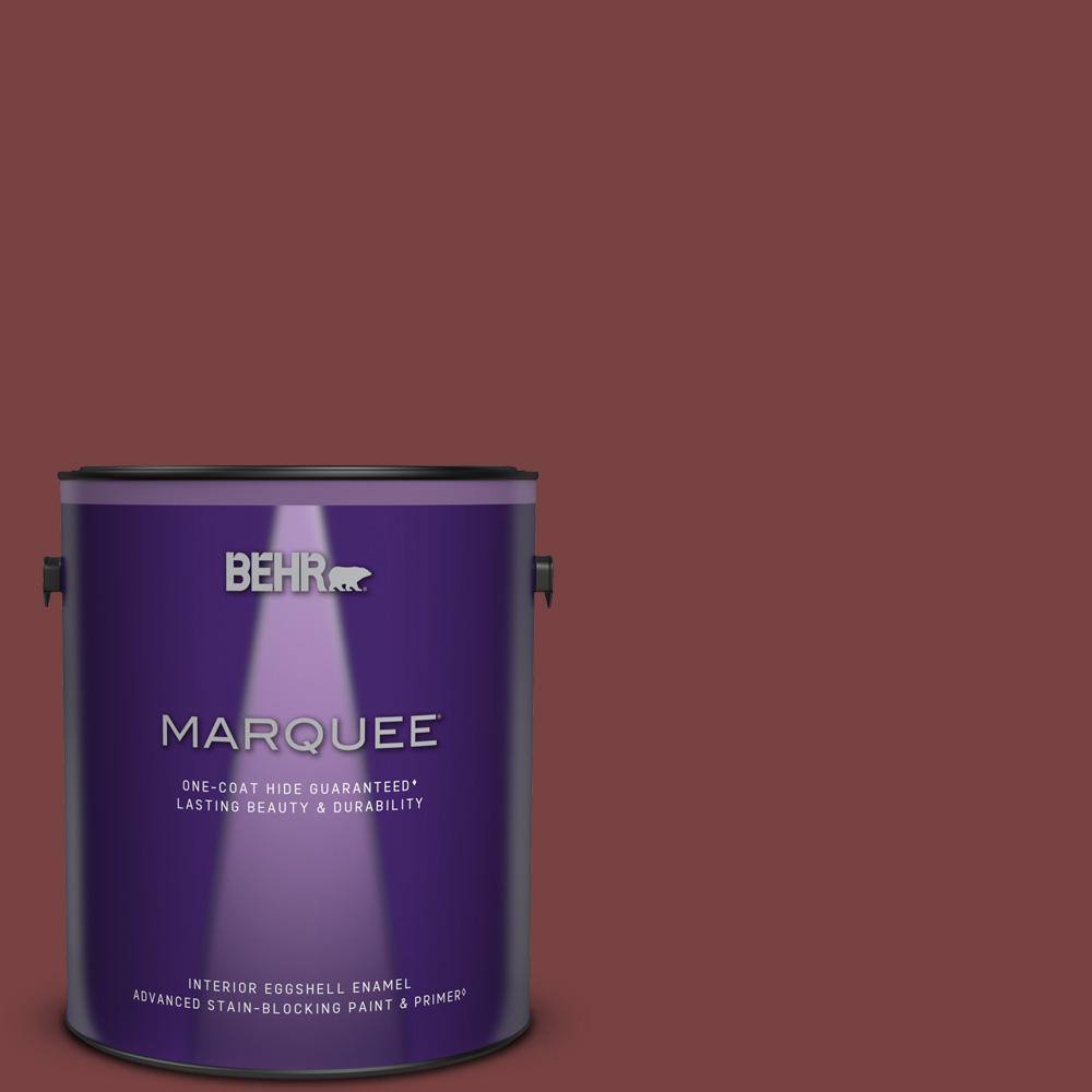 1 gal. #PPF-01 Tile Red Eggshell Enamel Interior Paint & Primer