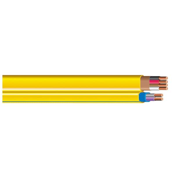 Southwire 200 ft. 12/3 Yellow Solid Romex SIMpull NM-B-PCS Duo Cable