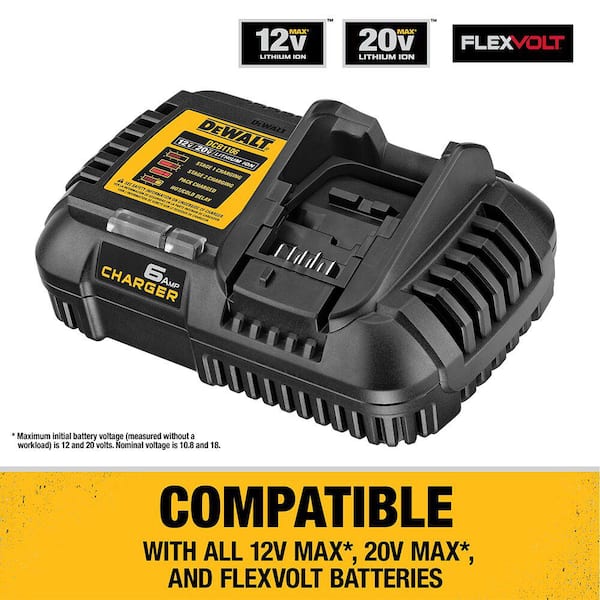 DEWALT Amp Battery Charger DCB1106 The Home Depot
