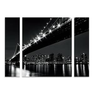 Manhattan Bridge by Katherine Gendreau Multi Panel Art Set Small 24 in. x 32 in.