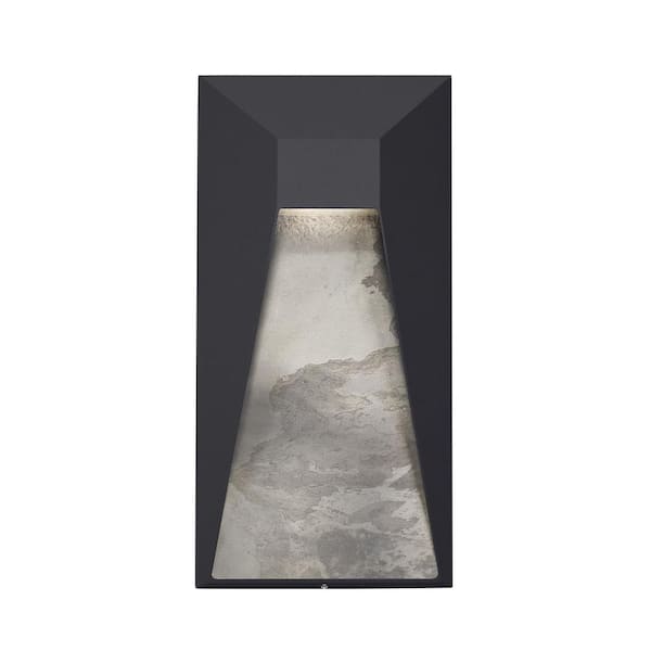 KUZCO Twilight 8 in. 1 Light Black Wall Sconce