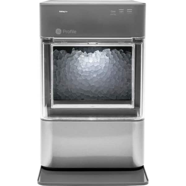 GE Profile Opal 24 lbs. Portable Nugget Ice Maker in Stainless Steel WiFi Connected