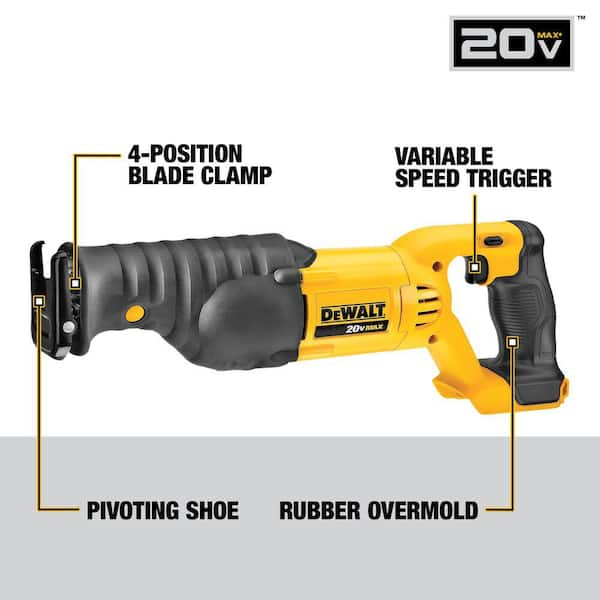 20V MAX Cordless Reciprocating Saw (Tool Only)