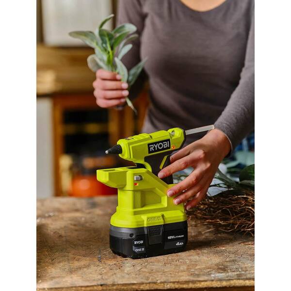  Techtronics Ryobi ONE+ 18V Cordless Compact Glue Gun