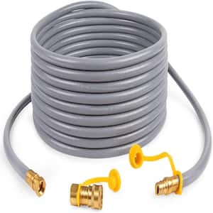 36 ft. 3/8 in. ID conversion kit LPG Natural Gas Hose with Quick Connect for Weber, Char-broil, Pizza Oven, Patio Heater