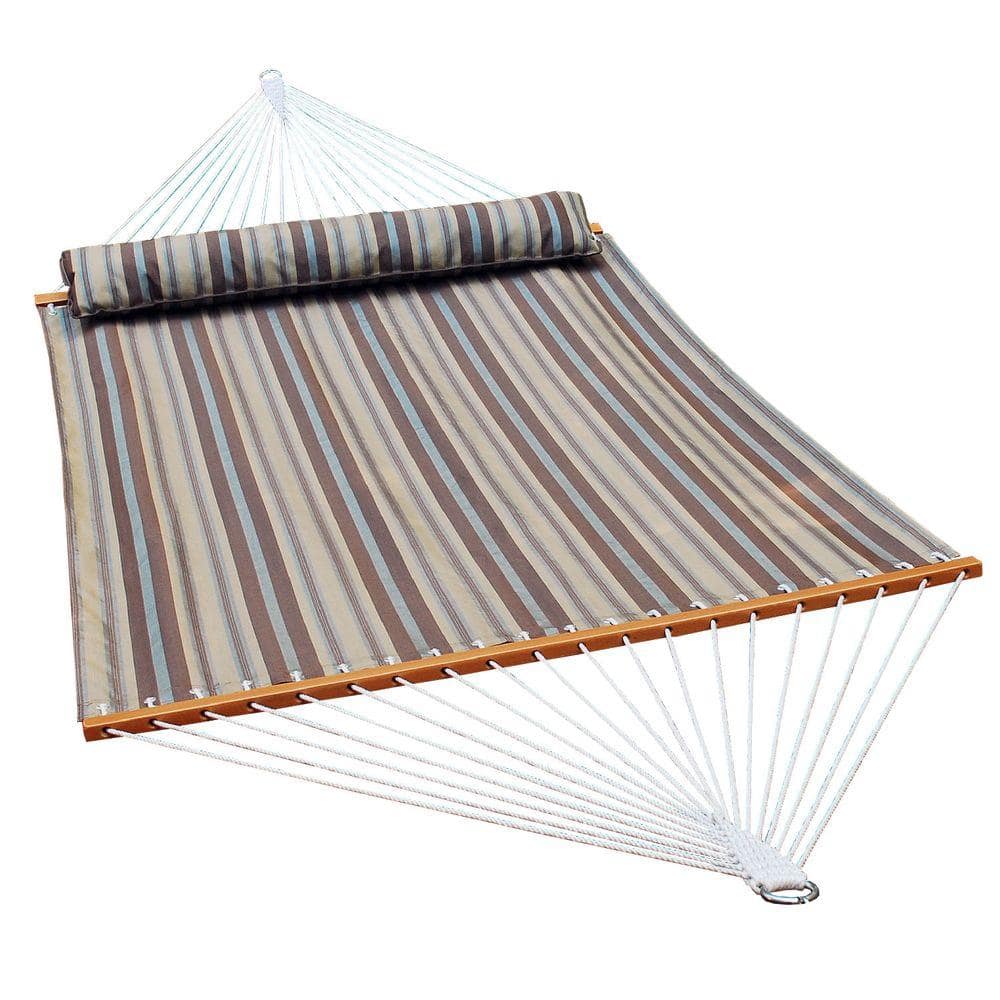 Algoma 13 ft. Polyester Swing Hammock in Earth Tone Stripe 2781SPC