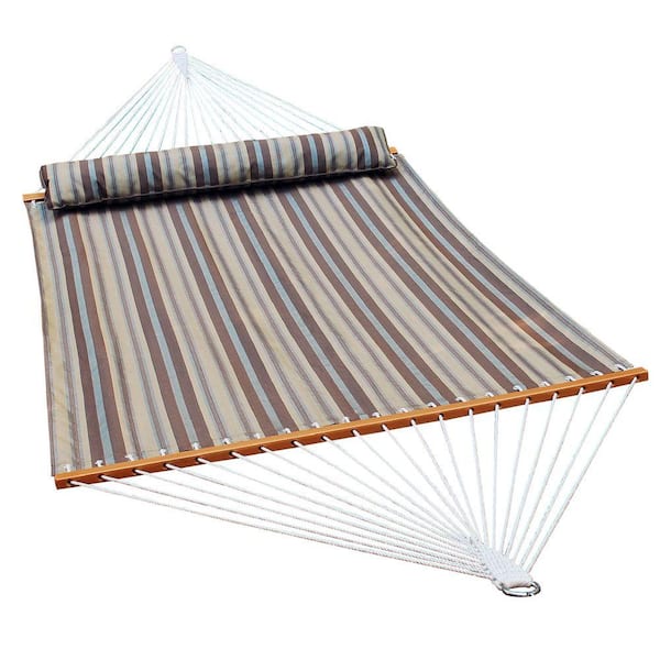 Algoma 13 ft. Polyester Swing Hammock in Earth Tone Stripe